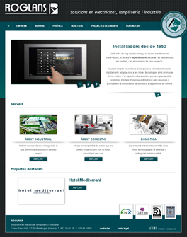 Roglans S.A. inagura la seva pàgina web